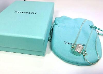 #ad Tiffany amp; co. CUP Necklace Silver 925 Beauty Ladies Rare w Box StorageBag Auth $489.64