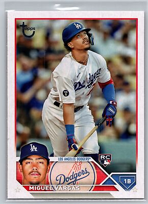 #ad Miguel Vargas 2023 Topps Vintage Stock 32 99 Rookie RC Dodgers $19.99