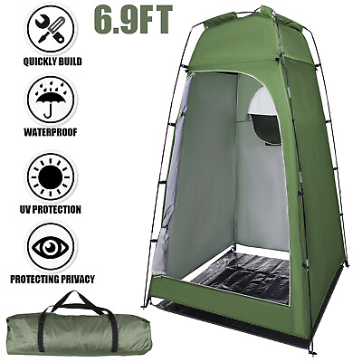 #ad Portable Camp Shower Tent Bathroom Privacy Outdoor Changing Room Toilet $28.35