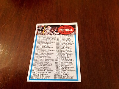#ad 1972 Topps #79 Checklist 2nd Series EXMT $10.00