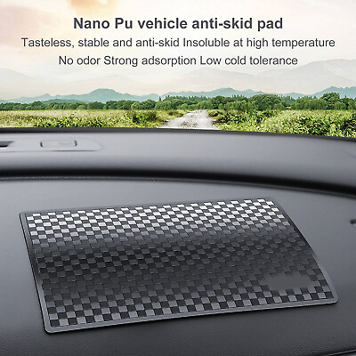 #ad 11x7#x27;#x27; Nano PU Car Dashboard Anti Slide Mats 3 Size Adhesive Pads for Cell Phone $7.35