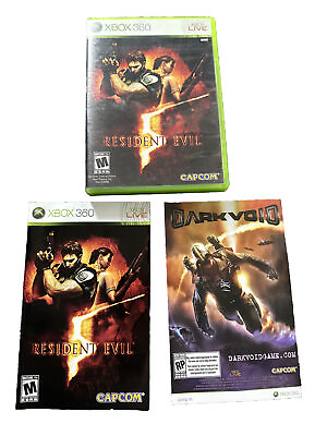 #ad Resident Evil 5 Microsoft Xbox 360 With Great Case And Manual Included $8.00