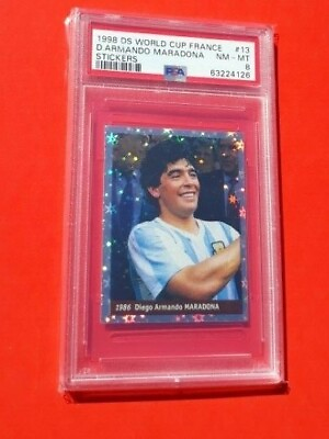 #ad 2 CARDS 1998 DS WORLD CUP FRANCE #12 amp; 13 DIEGO MARADONA amp; 1986 TEAM LOWER PRIC $499.00