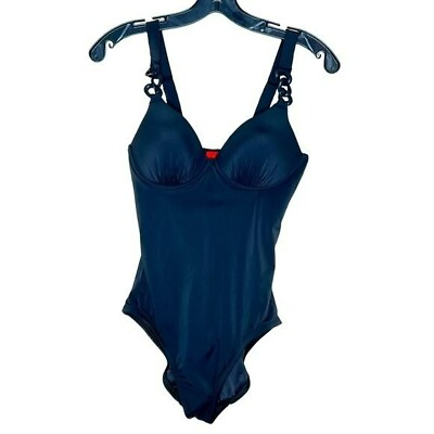 #ad Spanx Women#x27;s Bra Lelujah Soft Chain One Piece Bathing Suit Size 6B C $19.95