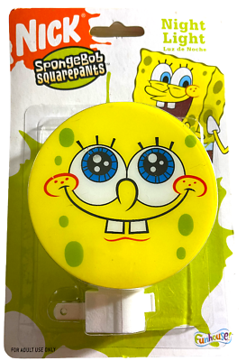 #ad #ad Nickelodeon Nick Jr SpongeBob SquarePants Night Light Toothy Grin Sponge Bob 14z $13.95