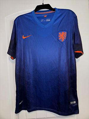 #ad Nike Netherlands Holland 2014 2015 Away Soccer Jersey World Cup Size L $40.00