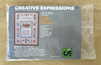 #ad Creative Expressions MEMORIES ARE FOREVER Counted Cross Stitch Kit 12quot; x 17quot; $8.97