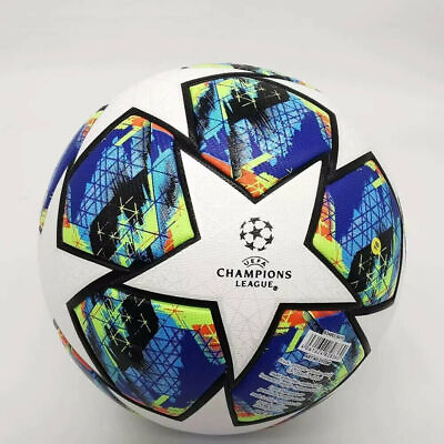 #ad Champions League Soccer Ball Size 5 Football Ball Pu Material High Quality Ball $19.47