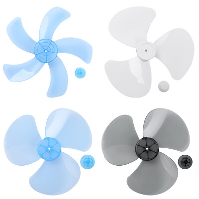 #ad A Household Fan Blade 3 5 Leaves With Nut Cover for Standing Pedestal Fan Part $10.44