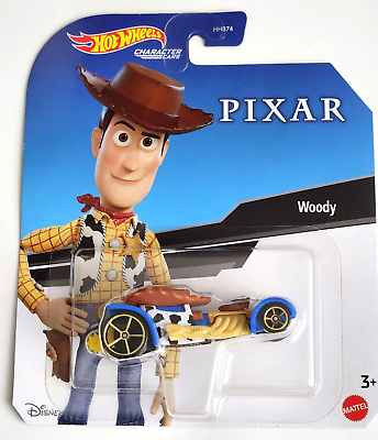 #ad Hot Wheels Woody 4B11 Blue 2022 Disney Character Cars: Pixar $12.99