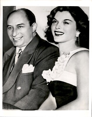 #ad LD293 1951 Original Photo IN HAPPIER DAYS Salvatore Sollazzo Wife Jeanne Couple $20.00