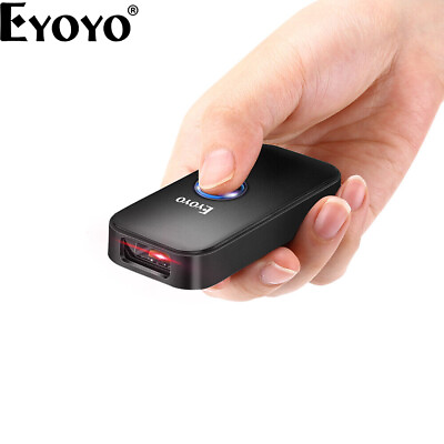 #ad Eyoyo Mini 1D Bluetooth Barcode Scanner USB Image Scanning Reader For PC Phone $23.97