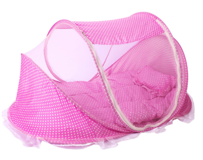 #ad Foldable Baby Bed Net with Pillow Net 2Pieces Set $32.83