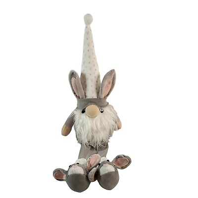 #ad Hug Feel The Love Bunny Gnome Plush Gnomies GiftCraft 2022 18quot; $17.26