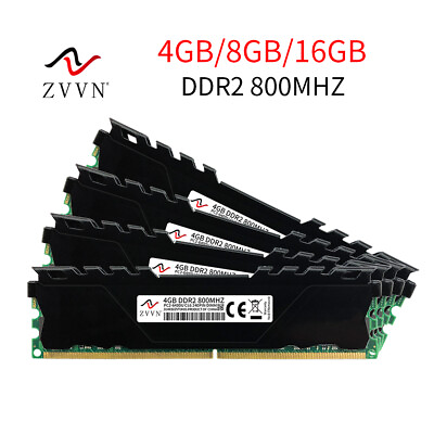 #ad 16GB 8GB 4GB DDR2 800MHz PC2 6400U 240Pin intel DIMM Desktop PC Memory SDRAM LOT $39.99
