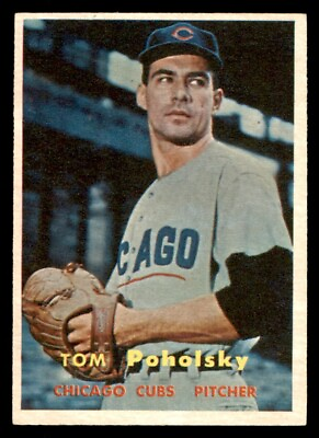 #ad 1957 Topps Baseball #235 Tom Poholsky EX MT *d4 $8.00