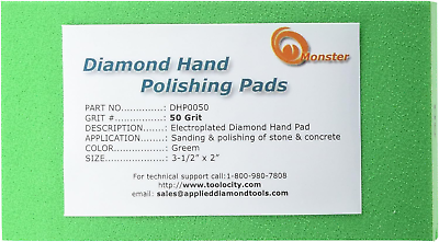 #ad DHP0050 Diamond Hand Polishing Pads for Stone $14.91