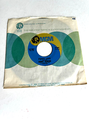 #ad Vintage 45 RPM Donny Osmond quot;Puppy Lovequot; B W quot;Let My People Goquot; MGM 1972 $2.95