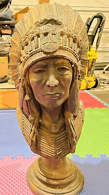 #ad Native Chief Bust $450.00