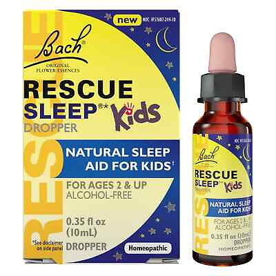#ad Bach Rescue Sleep Kids Natural Sleep Aid Dropper 0.35 fl oz $16.82