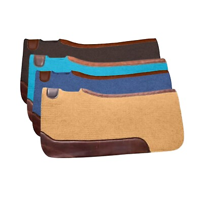 #ad Resistance 31 x 32 Felt Performance 1quot; Thick Saddle Pad with Wear Leathers $64.99