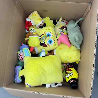 #ad #ad Nickelodeon Spongebob Square Pants Yellow Stuffed Animal Plush Lot Patrick $109.00