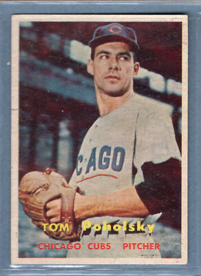 #ad 1957 Topps #235 Tom Poholsky EX GO317 $5.00