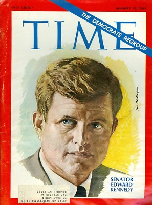 #ad 1969 Time Magazine: Senator Edward Kennedy The Democrats Regroup $5.00