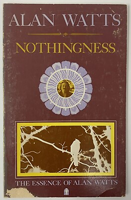 #ad NOTHINGNESS Alan Watts #3 ESSENCE OF Series 1st Printing 1974 Celestial Arts $39.95