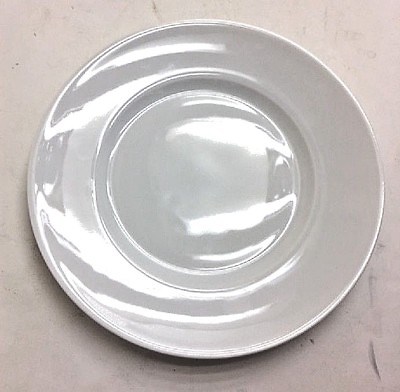#ad J SEIGNOLLES LIMOGES CHAMART FRANCE Solid White Color Cake Plate 61 2quot; D New $15.75