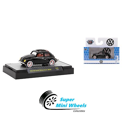 #ad M2 Machines 1:64 ​1953 VW Beetle Deluxe U.S.A. Model R76 24 14 $7.99
