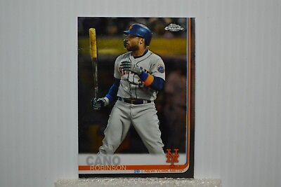 #ad 2019 Topps Chrome Refractor #193 Robinson Cano $1.95