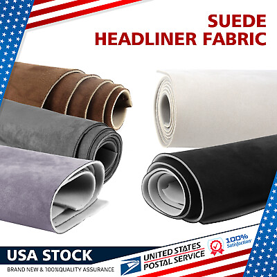#ad Suede Headliner Fabric Auto Roof Cabin Renovate Remedy Repair Reupholstery $45.99