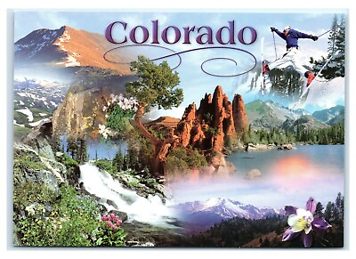 #ad Postcard Colorado CO Multi View M9 $1.99