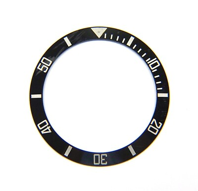 #ad Genuine Rolex Submariner 116610LN Black Ceramic Watch Bezel Insert Missing Pip $250.00