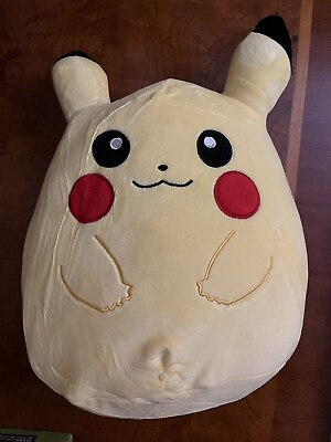 #ad 14 inch Pokemon Pikachu Soft Cuddly Plush Stuffed Animal Pillow Squishmallow $19.99