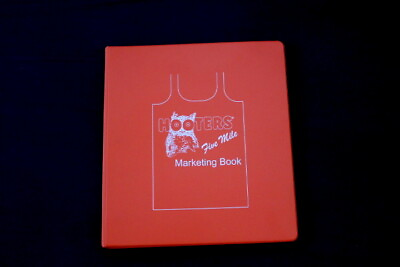 #ad Vtg 2003 Hooters Five Mile Marketing Master Book of Promo Activities Uniform $235.00