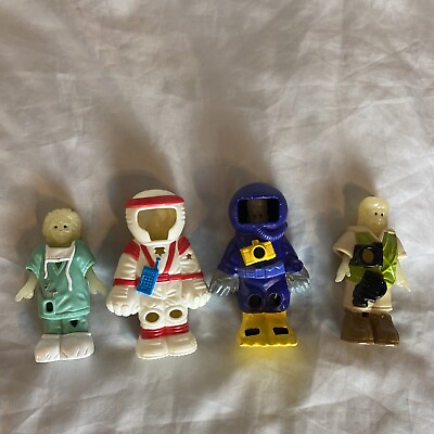 1995 Burger King Kids Club Glo Force Toys 4 Glow in the Dark Figures $15.99