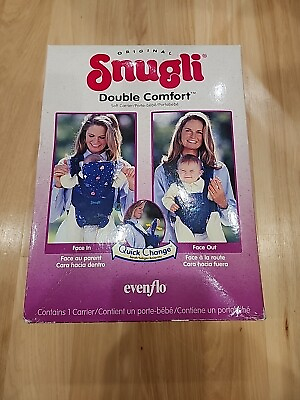 #ad Vintage Evenflo Original Snugli Double Comfort New In Box 1998 Infant 12 Mo $39.99