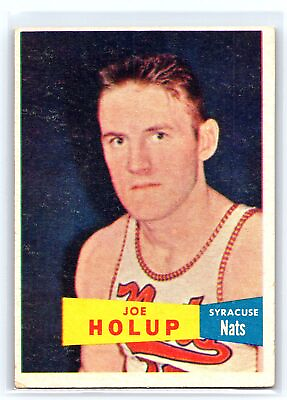 #ad 1957 58 Topps #76 Joe Holup RC $39.99