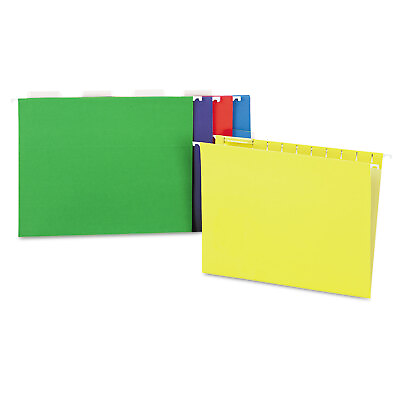 #ad #ad UNIVERSAL Hanging File Folders 1 5 Tab 11 Point Letter Assorted Colors 25 Box $12.38