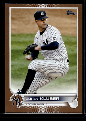 #ad Corey Kluber 2022 Gold Topps Baseball 2022 Card #69 Series One NY Yankees $0.99