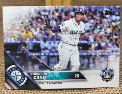 #ad 2016 Topps Update Robinson Cano All Star Baseball Card US262 Mariners A8 $0.99