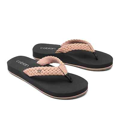#ad Women Cobian Braided Bounce Flipflop BRB10 630 Rose 100% Authentic New $37.49