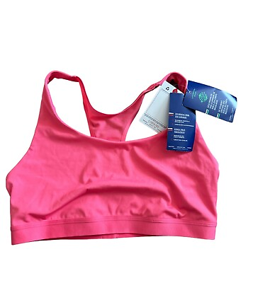 #ad NEW Champion Hot Pink Racerback Sports Bra Medium Support Size XL $9.99