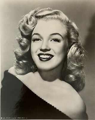 #ad Original 1950s Marilyn Monroe TYPE 1 Photograph 8X10 Beautiful Headshot $899.99