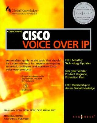 #ad Configuring Cisco Voice Over IP Paperback By Syngress GOOD $4.39