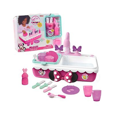 #ad Minnie#x27;s Happy Helpers Magic Sink Set Pretend Play Working Sink Kids Kitche... $41.31