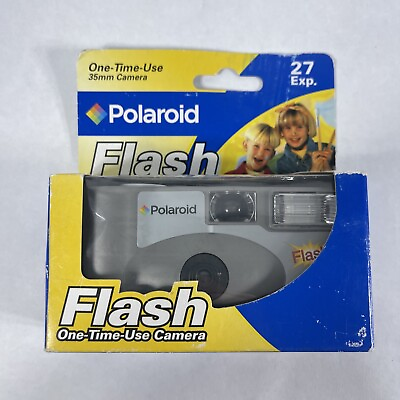 #ad Polaroid Flash 35mm Single Use Disposable Camera One Time Camera 27 Exposures $11.97