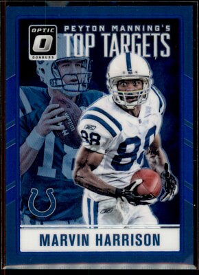 #ad 2016 Optic Peyton Manning Target BLUE Marvin Harrison Colts #1 106 149 $9.99